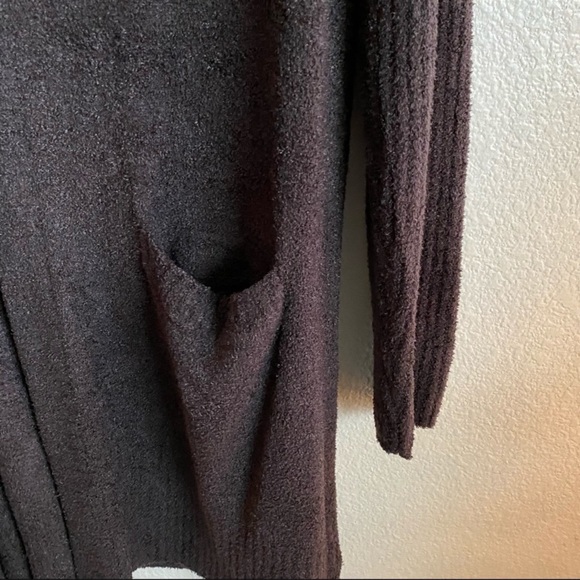 EUC Barefoot Dreams CozyChic Lite Relaxed Hooded Cardigan- SIZE SMALL - Picture 8 of 10